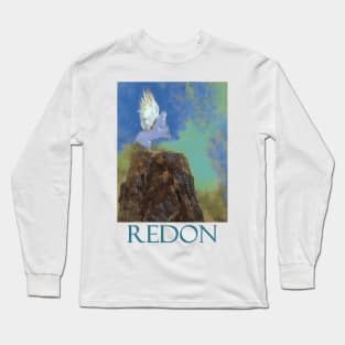 White Pegasus by Odilon Redon Long Sleeve T-Shirt